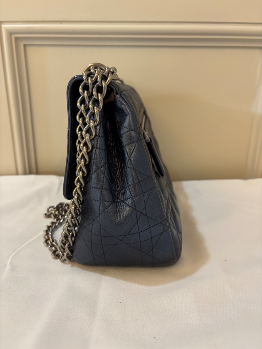 Christian Dior Miss Dior in Metallic Blue Pre-Owned - Picture 11 of 15